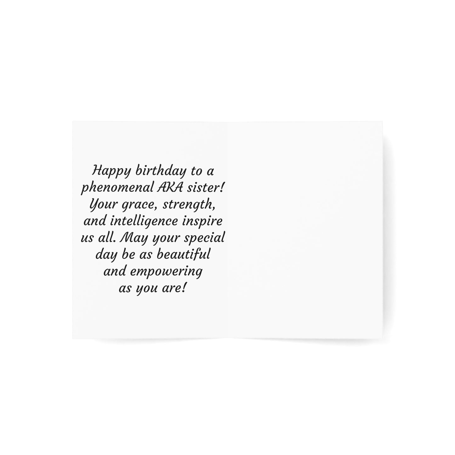 Alpha Kappa Alpha - Birthday Card