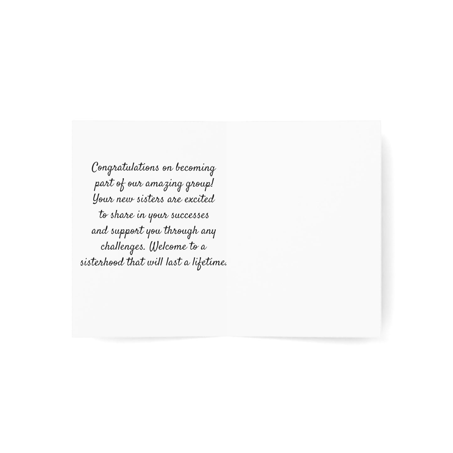 Delta Sigma Theta - Congratulations card