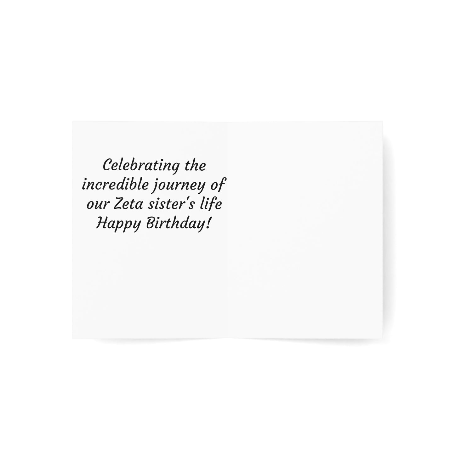 Zeta Phi Beta - Birthday Card