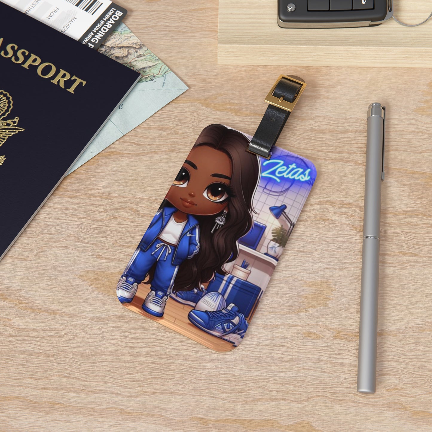 Zeta Phi Beta - Luggage Tag