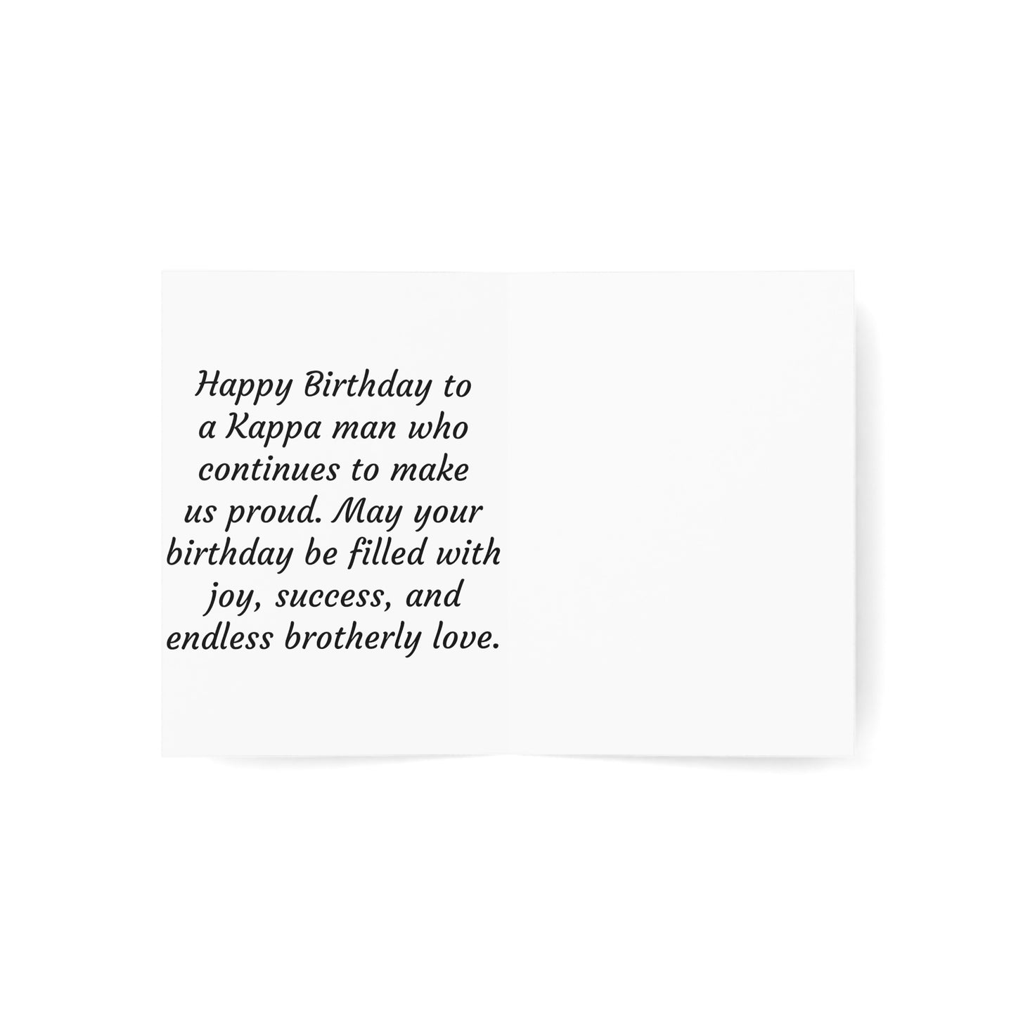 Kappa Alpha Psi - Birthday Card