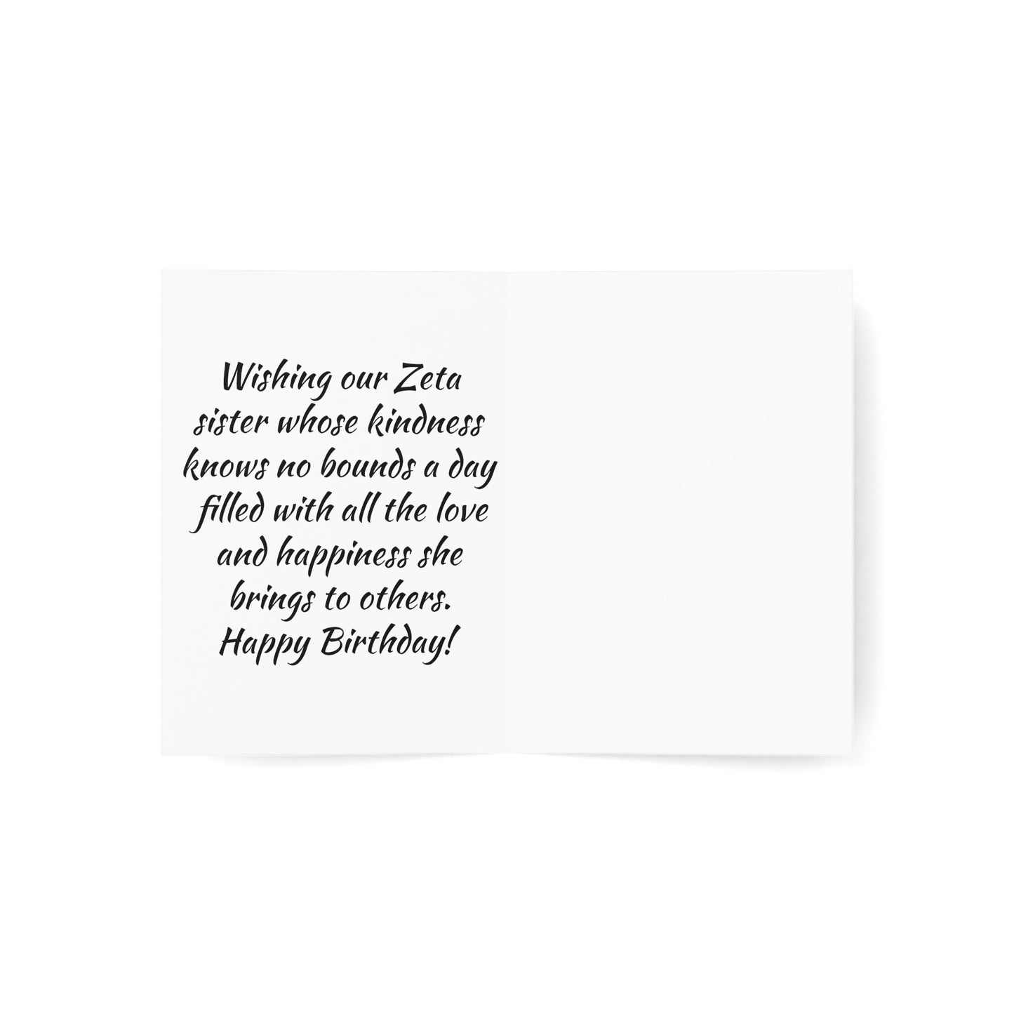 Zeta Phi Beta - Birthday Card